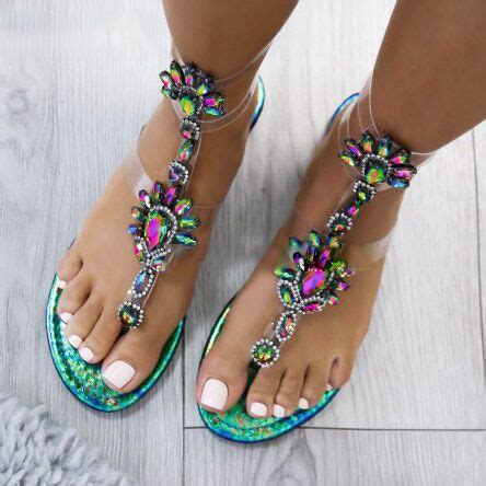 gucci purple and yellow rhinestone sandal|Designer Sandals for Women .